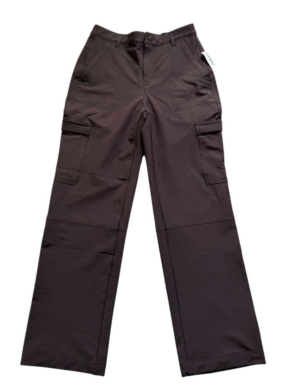 Old Navy Women’s All Seasons StretchTech Straight Leg Cargo Pants Small Brown